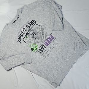 Awesome Nightmare Before Christmas Zombie Band Oversized sweater shirt, XL